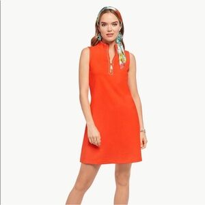 Spartina 449 Orange Serena Half Zip Dress Size S